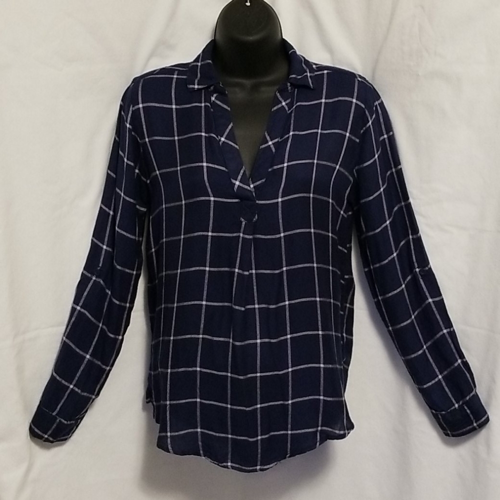 Navy Sonoma Long Sleeved Shirt